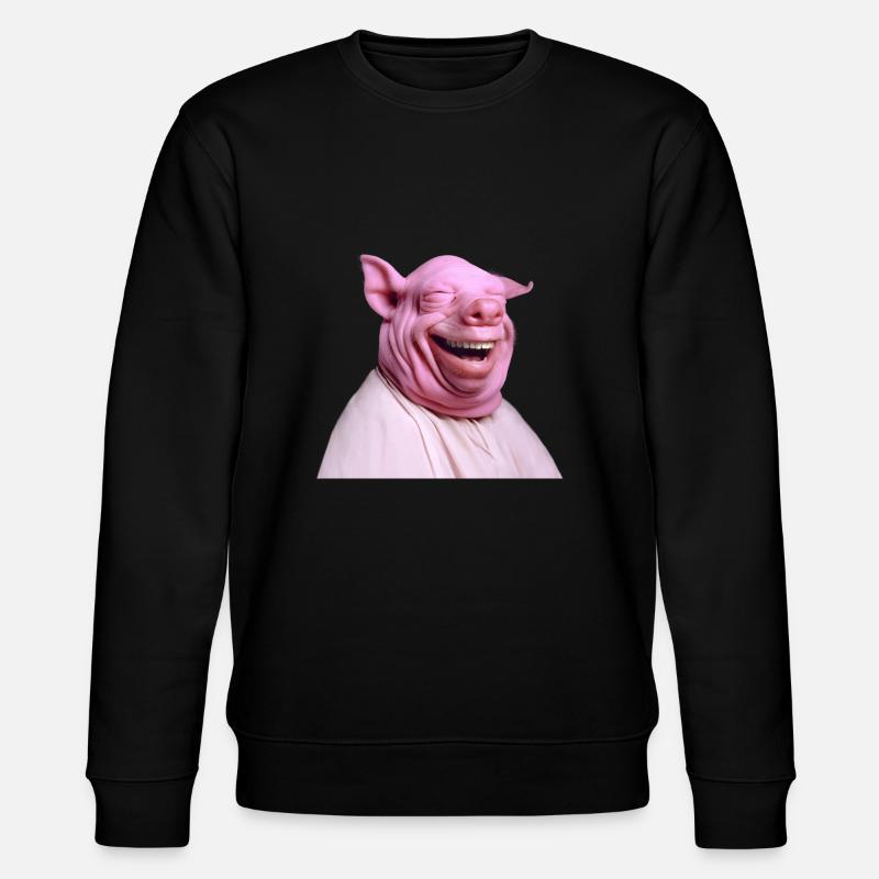 Happy Tier, happy wir! - Stanley/Stella Unisex Bio-Sweatshirt CHANGER  - Schwarz