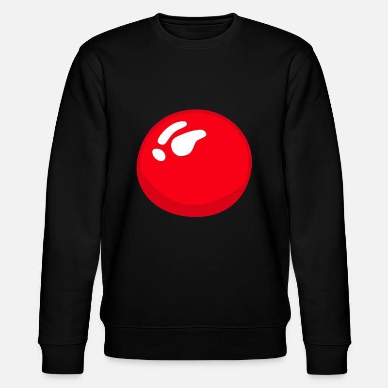 Rote Nase Vorlage - Stanley/Stella Unisex Bio-Sweatshirt CHANGER  - Schwarz