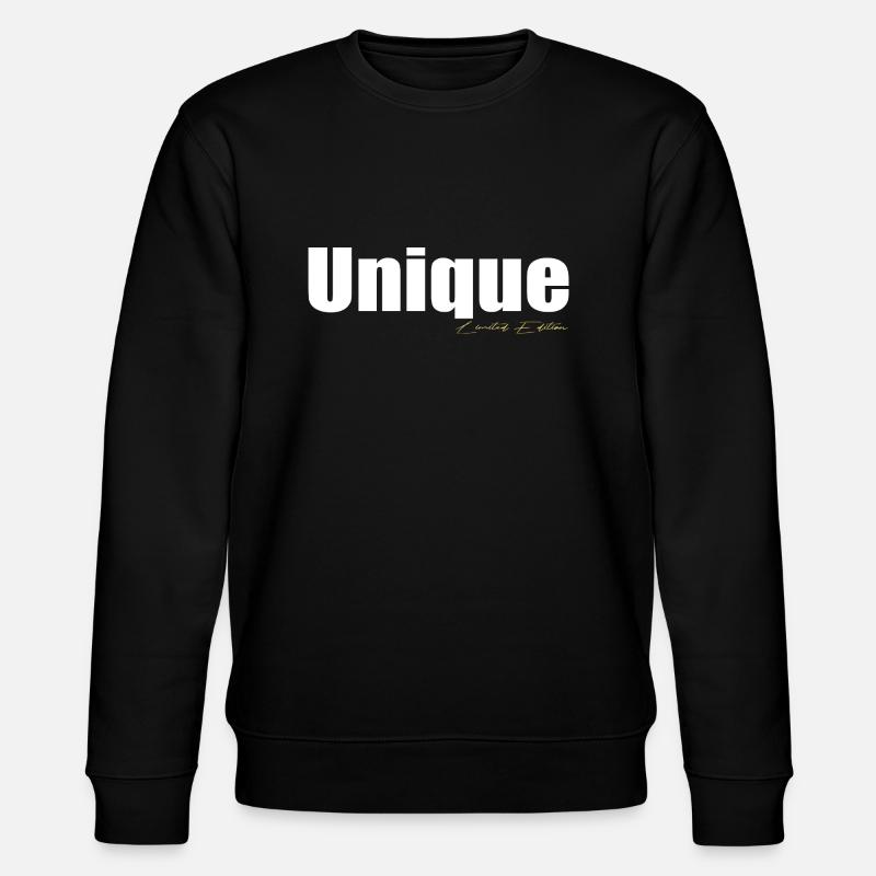 Unique - Stanley/Stella CHANGER Unisex Organic Sweatshirt - black