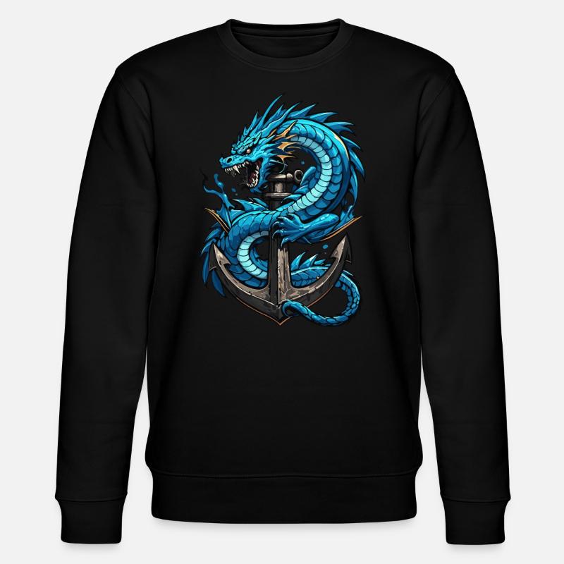 Dragon des mers - Sweat bio CHANGER Stanley/Stella Unisexe - noir