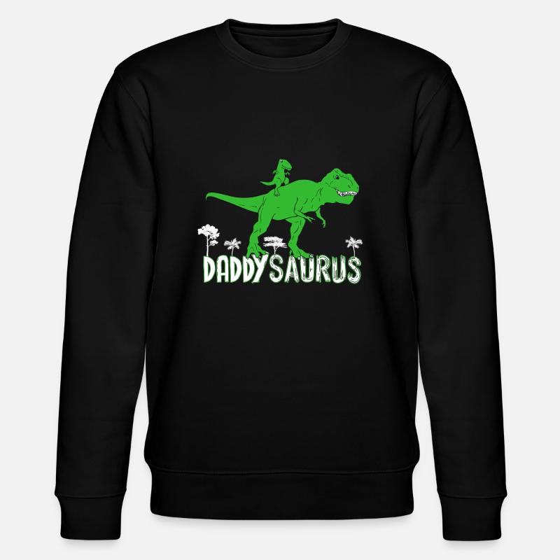 Daddysaurus Dinosaur Dad - Sweat bio CHANGER Stanley/Stella Unisexe - noir