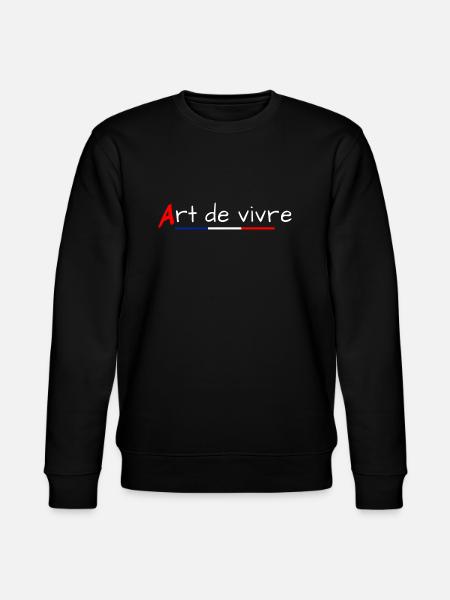 Kunst des Wohnens - Stanley/Stella Unisex Bio-Sweatshirt CHANGER - Schwarz