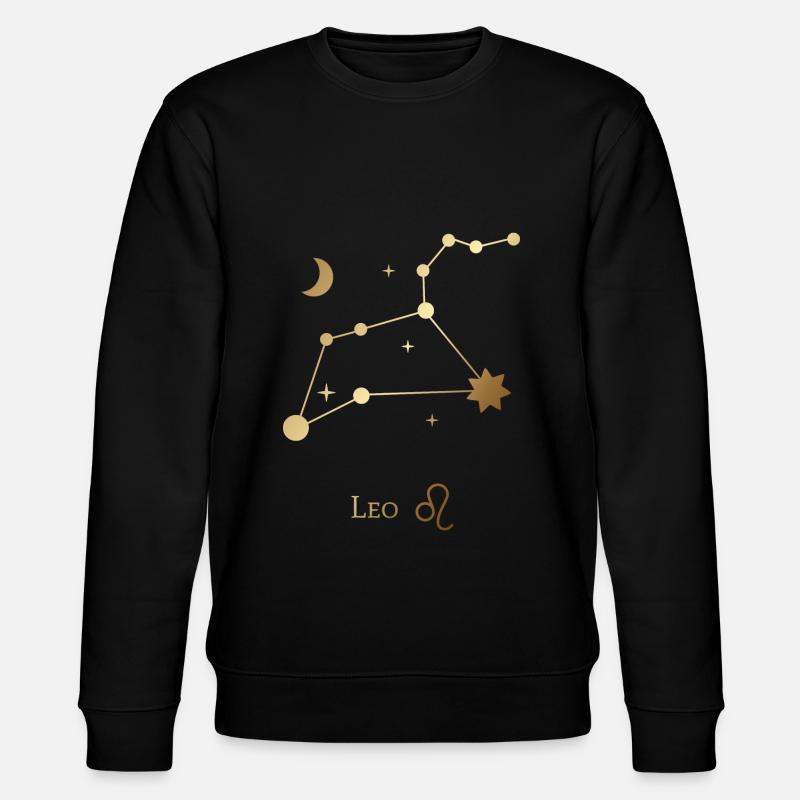 Leo/Löwe - Stanley/Stella Unisex Bio-Sweatshirt CHANGER  - Schwarz