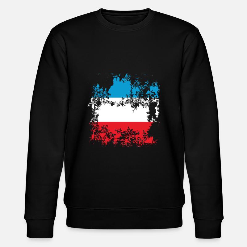 Drapeau Luxembourg Luxembourg - Sweat bio CHANGER Stanley/Stella Unisexe - noir
