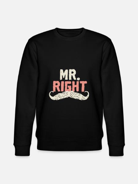 Mr. Right - Stanley/Stella CHANGER Unisex Organic Sweatshirt - black