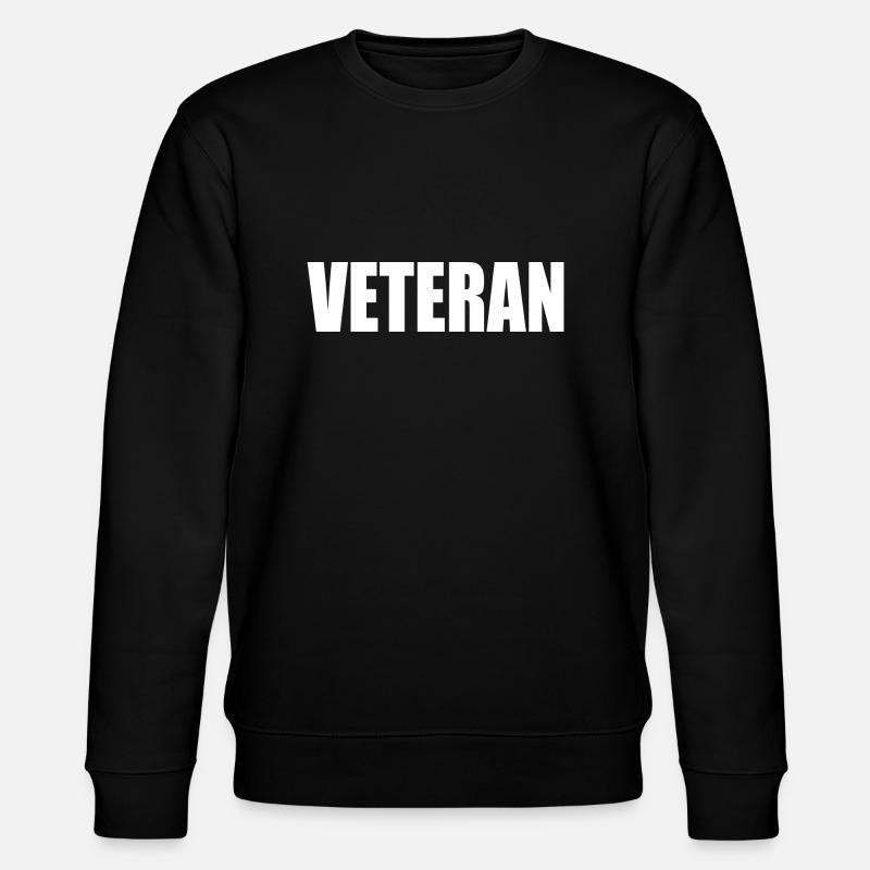 vétéran - Sweat bio CHANGER Stanley/Stella Unisexe - noir