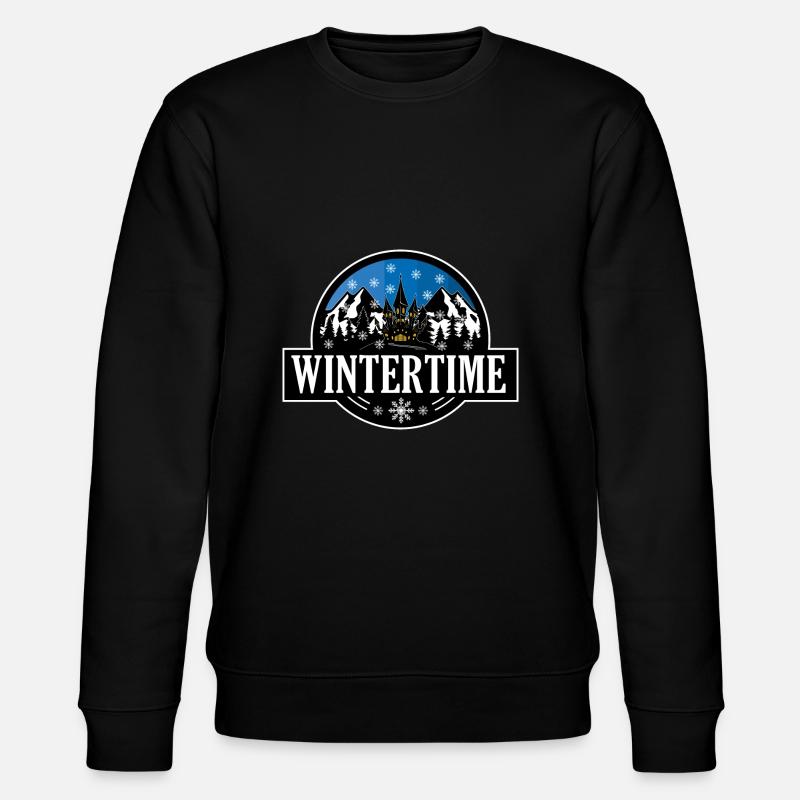 Wintertime - Stanley/Stella Unisex Bio-Sweatshirt CHANGER  - Schwarz