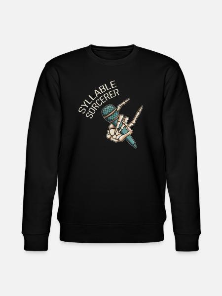 Syllable Magician Poetry Slam - Stanley/Stella CHANGER Unisex Organic Sweatshirt - black