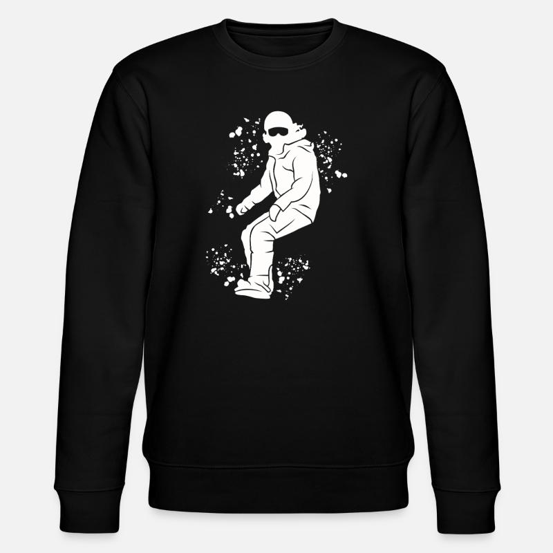 Snowboarder Snowboarding Snowboard - Sweat bio CHANGER Stanley/Stella Unisexe - noir