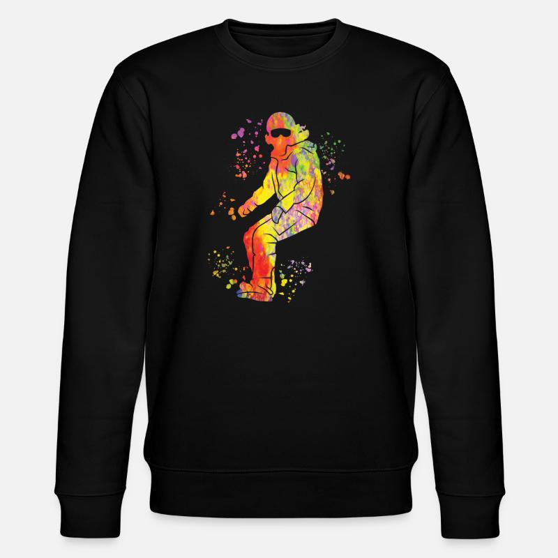 Snowboarder Snowboarding Snowboard - Sweat bio CHANGER Stanley/Stella Unisexe - noir