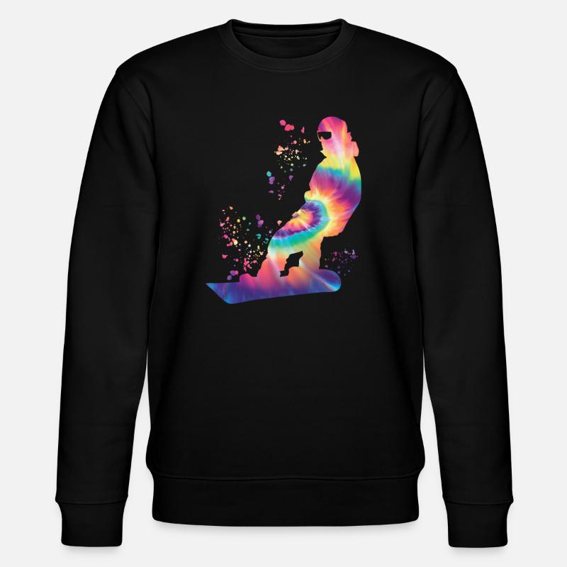 Snowboarder Snowboarding Snowboard - Stanley/Stella CHANGER Unisex Organic Sweatshirt - black