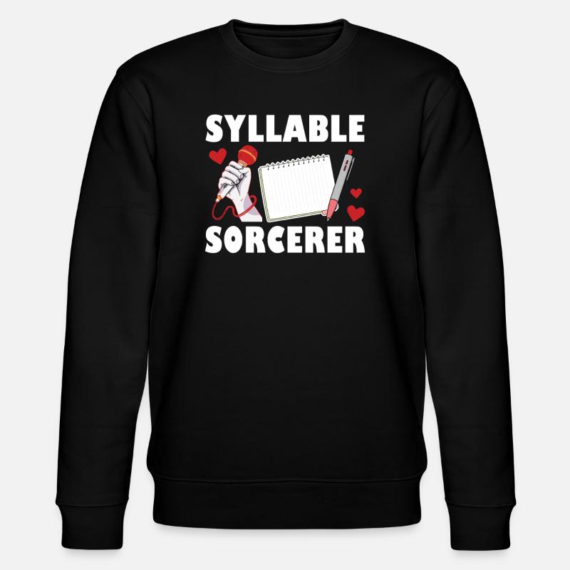 Silbenzauberer Poetry Slam - Stanley/Stella Unisex Bio-Sweatshirt CHANGER  - Schwarz