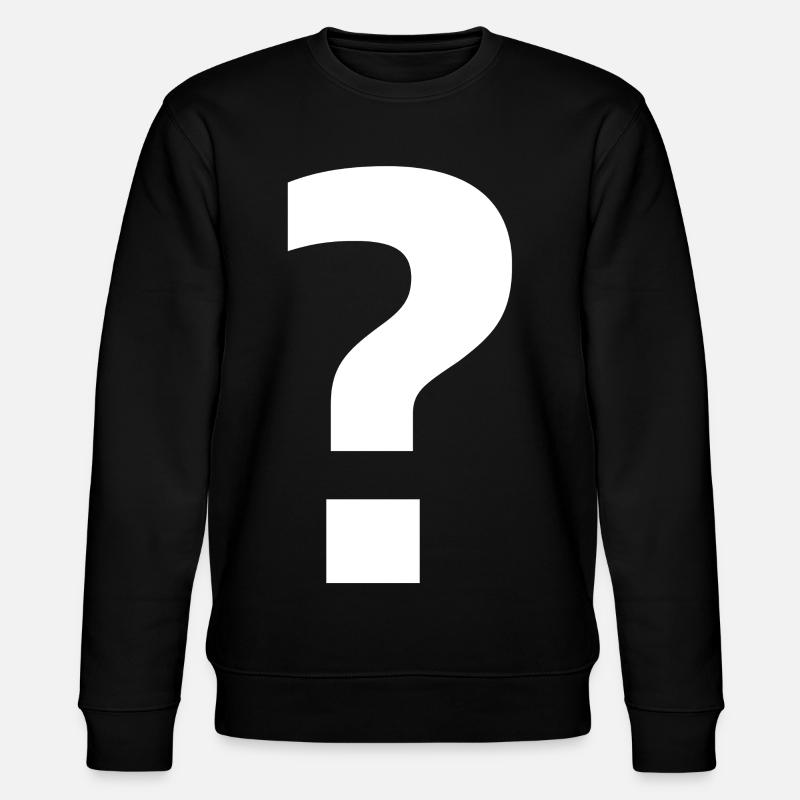 Point d’interrogation | curiosité élégante - Sweat bio CHANGER Stanley/Stella Unisexe - noir