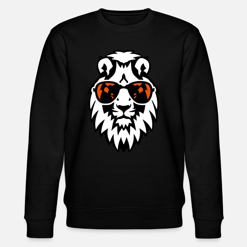 lion lunette soleil animal - Sweat bio CHANGER Stanley/Stella Unisexe - noir