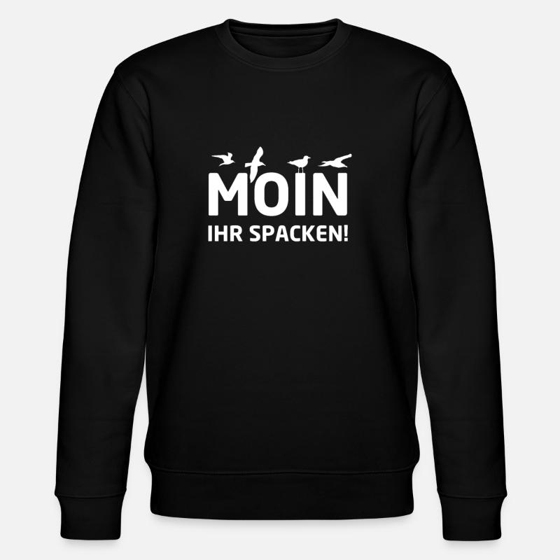 Moin - Stanley/Stella Unisex Bio-Sweatshirt CHANGER  - Schwarz