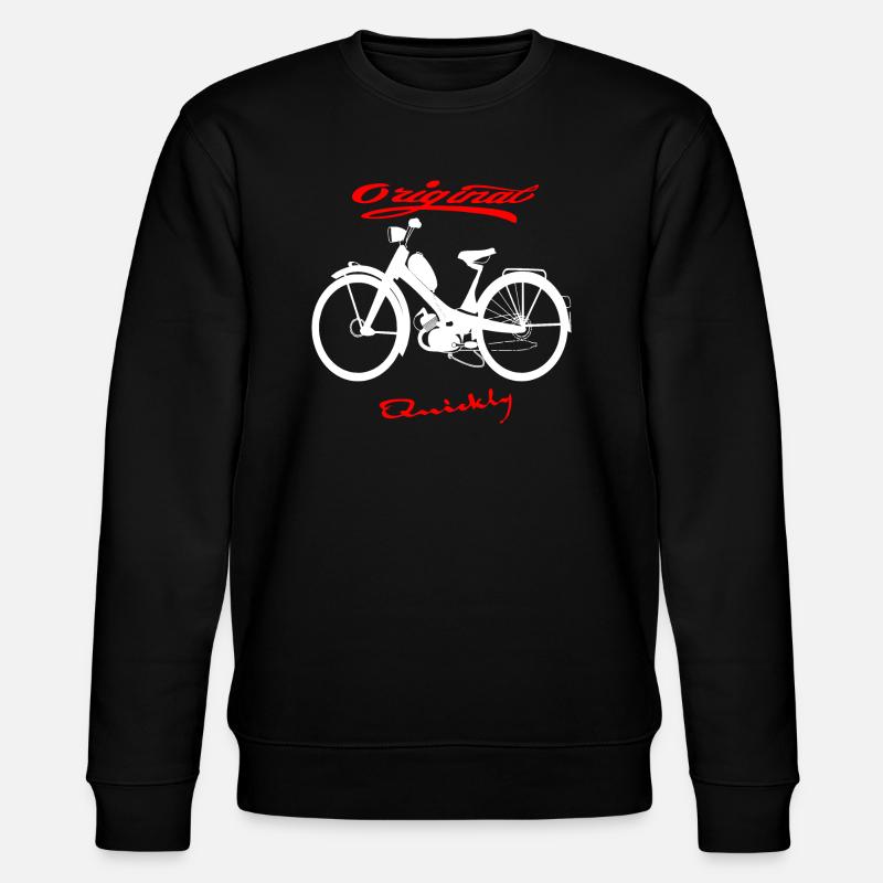 NSU Quickly Moped Cult - Stanley/Stella CHANGER Unisex Organic Sweatshirt - black