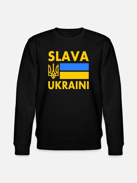 Slava ukraini - Stanley/Stella CHANGER Unisex Organic Sweatshirt - black
