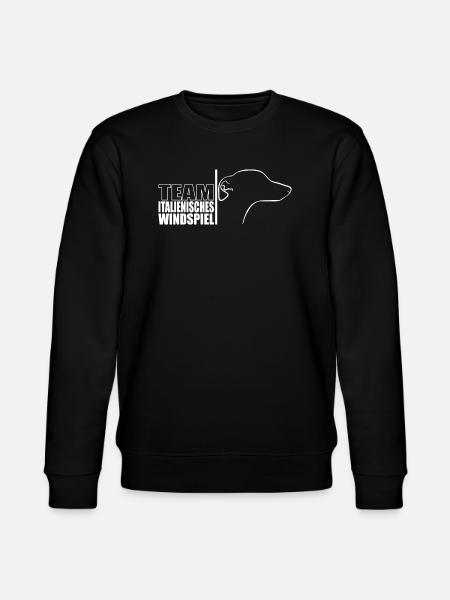 TEAM Italian Greyhound Dog Wilsigns - Stanley/Stella CHANGER Unisex Organic Sweatshirt - black