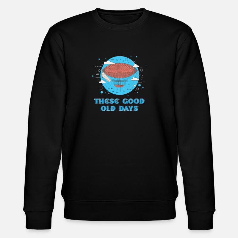 Ces bons vieux jours - Sweat bio CHANGER Stanley/Stella Unisexe - noir