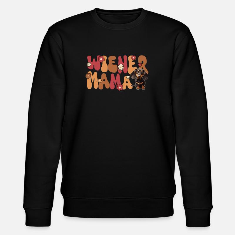 Teckel Groovy Viennoise Mom - Sweat bio CHANGER Stanley/Stella Unisexe - noir