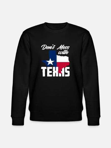 Texas Saying Texans - Stanley/Stella CHANGER Unisex Organic Sweatshirt - black