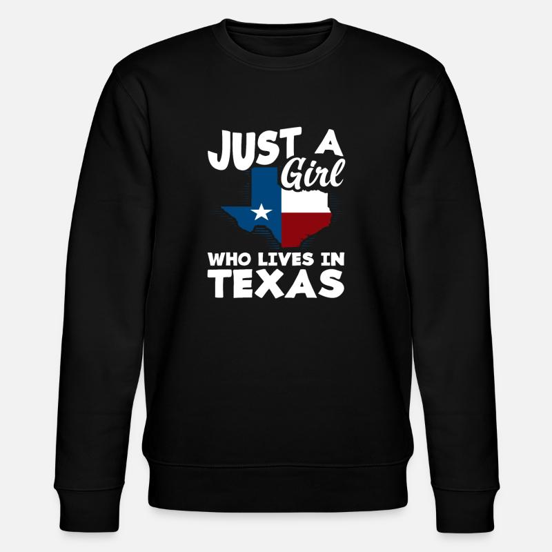 Fille qui aime le Texas - Sweat bio CHANGER Stanley/Stella Unisexe - noir