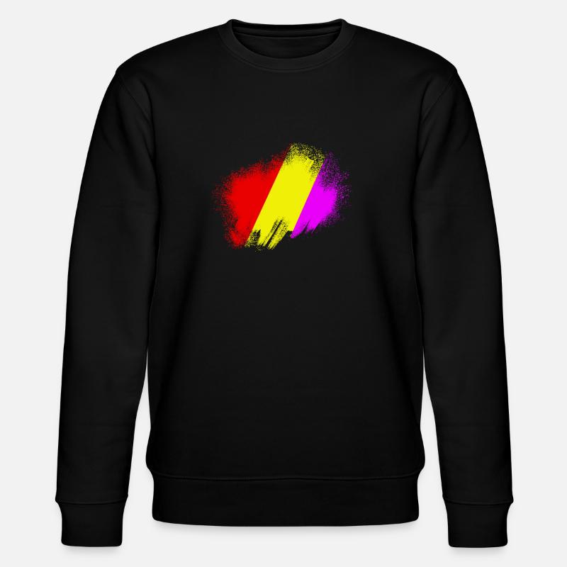 Flagge der Republik - Stanley/Stella Unisex Bio-Sweatshirt CHANGER  - Schwarz
