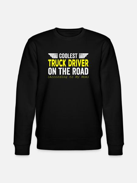 Coolest truck driver on the road - Stanley/Stella CHANGER Unisex Organic Sweatshirt - black
