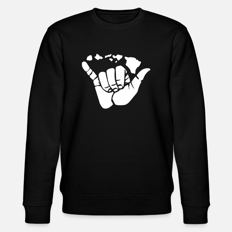 Shaka Hawaii - Stanley/Stella Unisex Bio-Sweatshirt CHANGER  - Schwarz