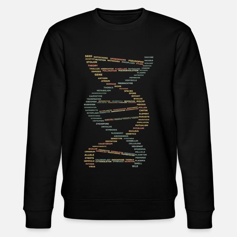 DNA Evolution Medizin - Stanley/Stella Unisex Bio-Sweatshirt CHANGER  - Schwarz