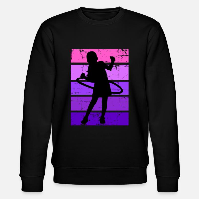 Hula Mädchen Pink - Stanley/Stella Unisex Bio-Sweatshirt CHANGER  - Schwarz