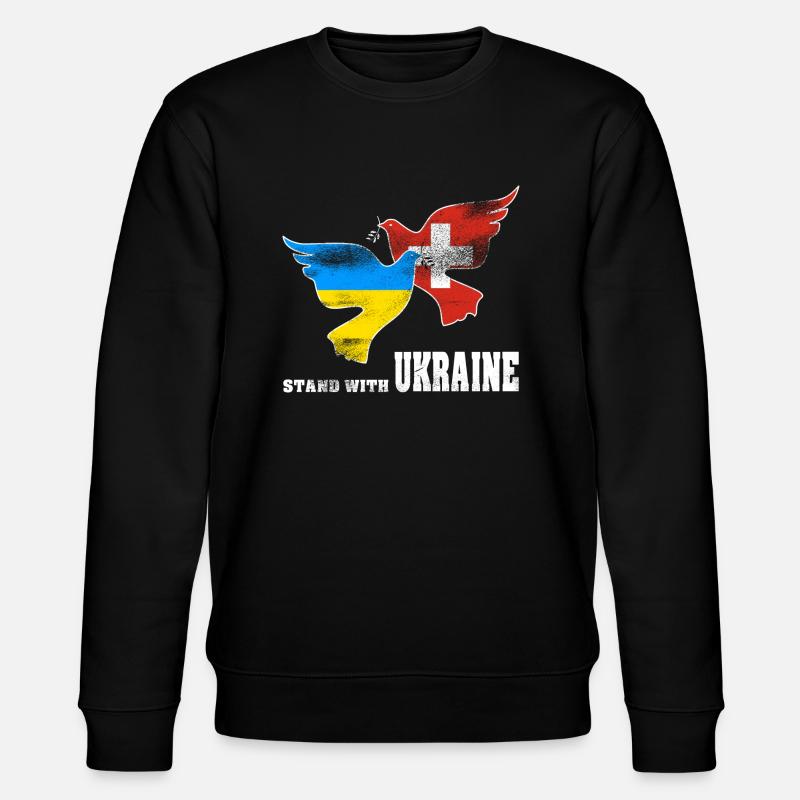 Ukraine - Sweat bio CHANGER Stanley/Stella Unisexe - noir