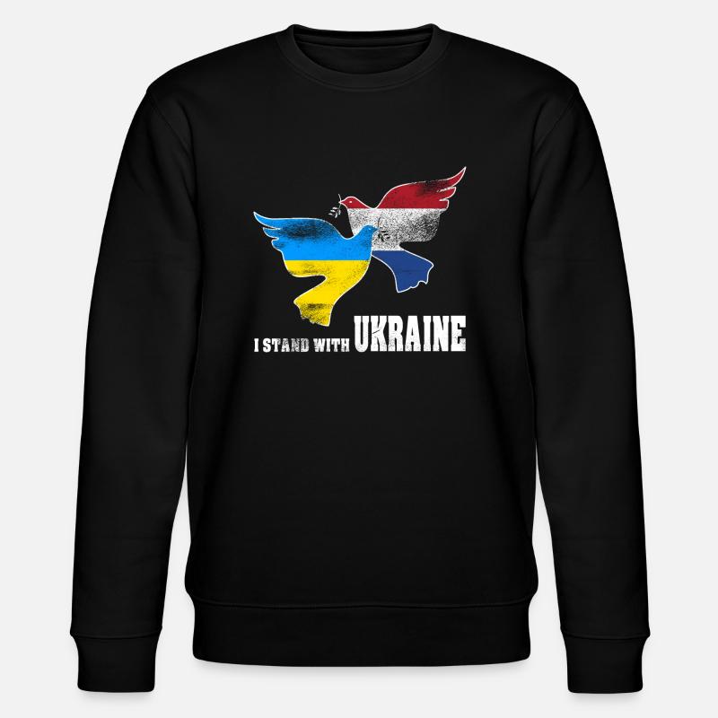 Ukraine - Stanley/Stella CHANGER Unisex Organic Sweatshirt - black