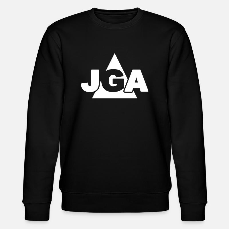 JGA Dreieck - Stanley/Stella Unisex Bio-Sweatshirt CHANGER  - Schwarz