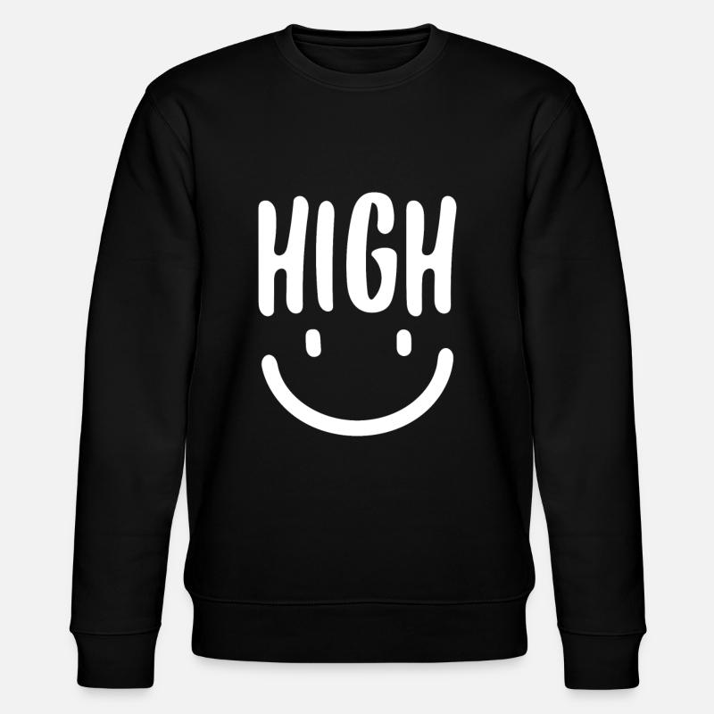 Sourire haut - Sweat bio CHANGER Stanley/Stella Unisexe - noir