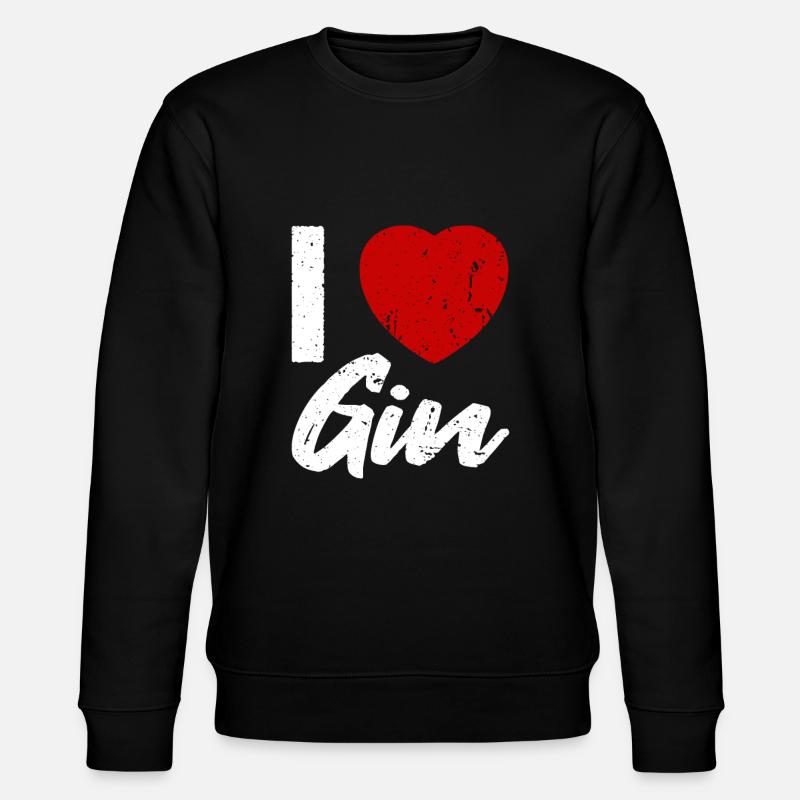 J’adore le Gin - Sweat bio CHANGER Stanley/Stella Unisexe - noir