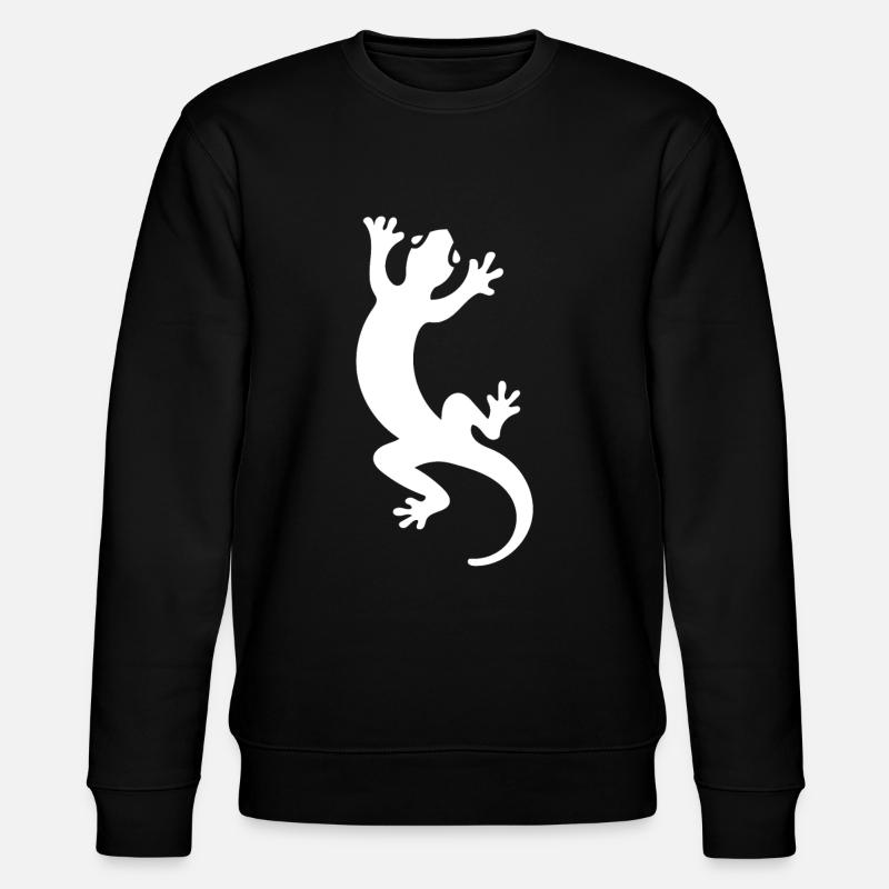 Salamander - Stanley/Stella Unisex Bio-Sweatshirt CHANGER  - Schwarz
