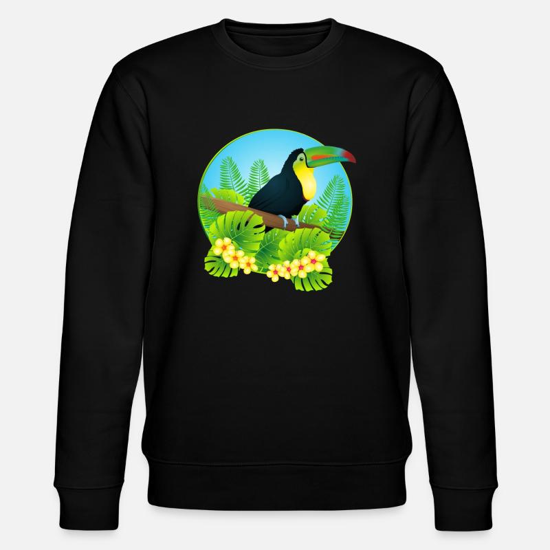Tukan - Stanley/Stella Unisex Bio-Sweatshirt CHANGER  - Schwarz