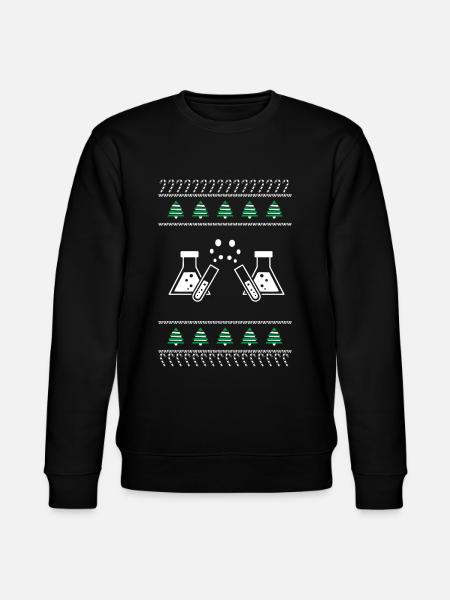 Chimie de Noël - Sweat bio CHANGER Stanley/Stella Unisexe - noir