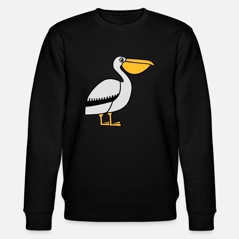 Pelikan - Stanley/Stella Unisex Bio-Sweatshirt CHANGER  - Schwarz