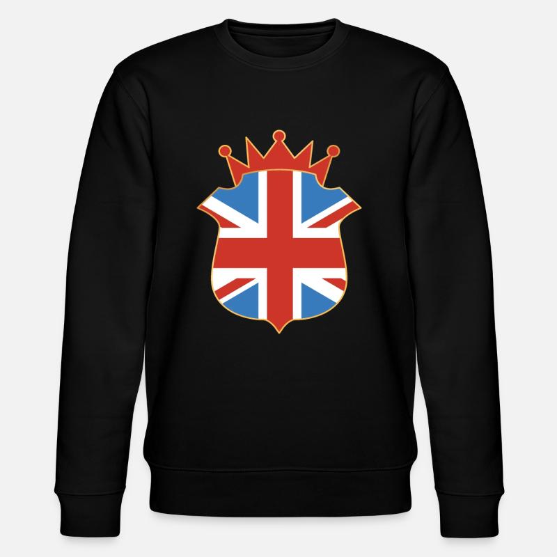 Drapeau angleterre - Sweat bio CHANGER Stanley/Stella Unisexe - noir