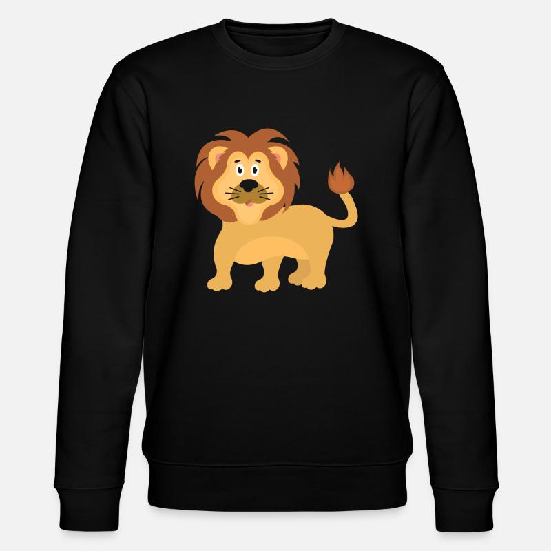 Löwe - Stanley/Stella Unisex Bio-Sweatshirt CHANGER  - Schwarz