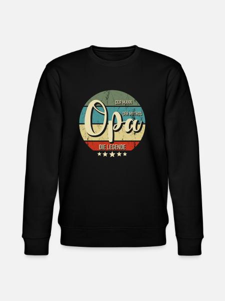 Opa - Stanley/Stella Unisex Bio-Sweatshirt CHANGER - Schwarz