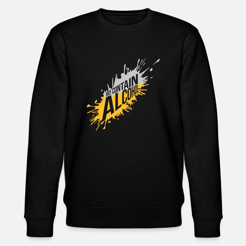 Spritzer May Contain Alcohol - Stanley/Stella Unisex Bio-Sweatshirt CHANGER  - Schwarz