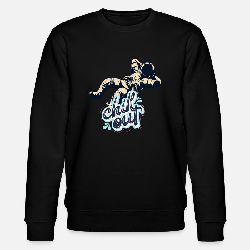 Astronaute effrayant - Sweat bio CHANGER Stanley/Stella Unisexe - noir