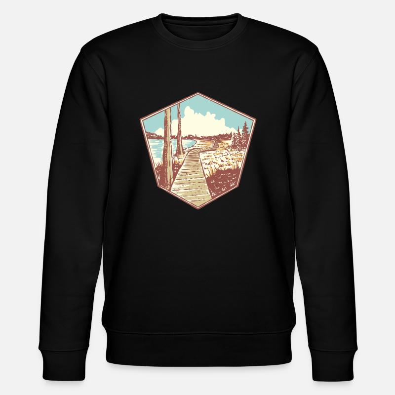 Oderteich Harz Souvenir - Sweat bio CHANGER Stanley/Stella Unisexe - noir