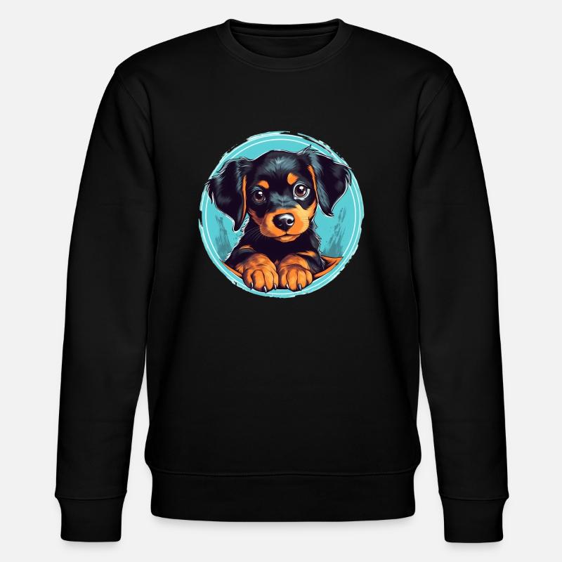 Chiot mignon - Sweat bio CHANGER Stanley/Stella Unisexe - noir
