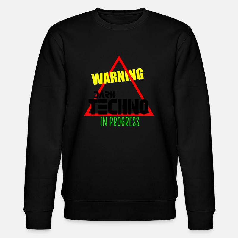 Dark techno in progress - Stanley/Stella CHANGER Unisex Organic Sweatshirt - black