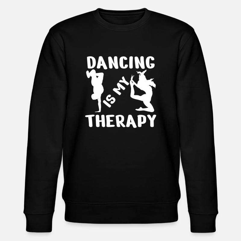 Dancing Dance Music - Stanley/Stella CHANGER Unisex Organic Sweatshirt - black