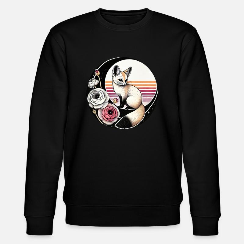 Fennek - Stanley/Stella Unisex Bio-Sweatshirt CHANGER  - Schwarz